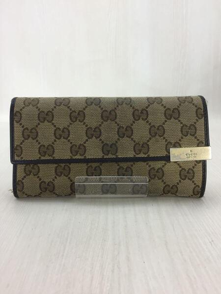 GUCCI(グッチ) / 長財布/キャンバス/BRW/総柄/GGキャンバス/291099