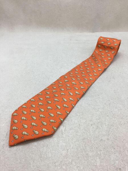 【美品】HERMES ネクタイ 猫 キャット 総柄 シルク 赤 フランス製 美品】HERMES ネクタイ 猫 キャット 総柄 シルク 赤 フランス製 【公式