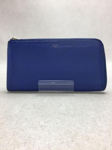 CELINE(セリーヌ) / L字ジップ/長財布/レザー/BLU/無地/ユニセックス 