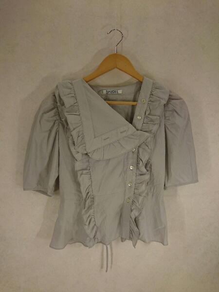 SNIDEL(スナイデル) / 21SS/Sustainableフリルカラーブラウス 