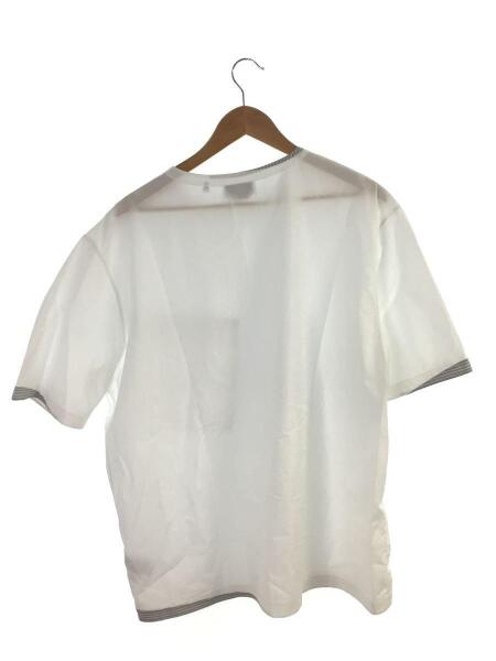 HERMES(エルメス) / Tシャツ/44/コットン/WHT/サイドネックファスナー 