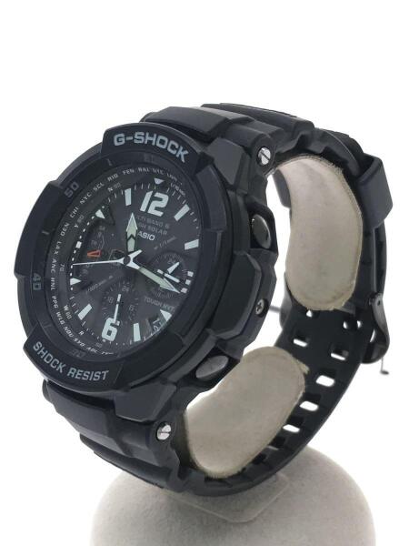 CASIO(カシオ) / ソーラー腕時計・G-SHOCK/アナログ/ラバー/BLK/BLK/SS 