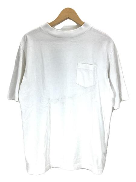 sacai(サカイ) / モックネックTシャツ/2/コットン/WHT/無地/17-01263M 
