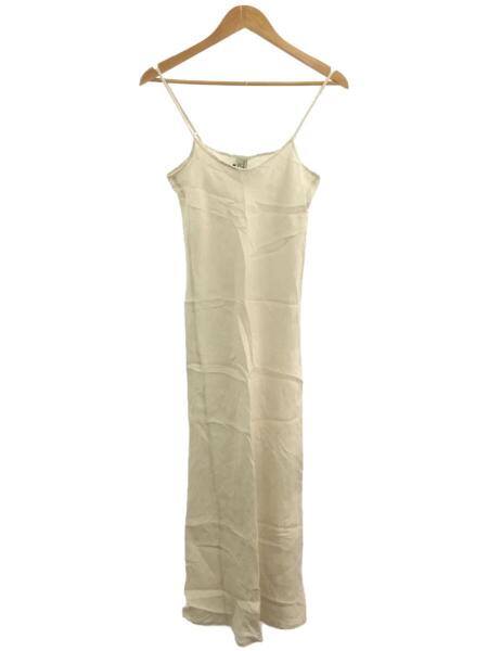 BASERANGE(ベースレンジ) / キャミワンピース/XS/リネン/IVO/無地  