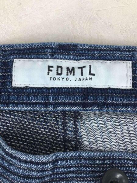 FDMTL(ファンダメンタル) / 刺し子/パッチワーク/ボトム/32/コットン 