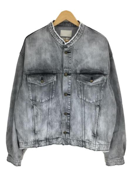 YOKE CUT-OFF WIDE DENIM TRUCKER JACKET The Roadster Life Co
