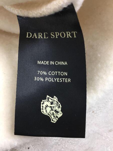 DARCSPORT(ダルクスポーツ) / ハーフジップ/ウルフ/刺繍/スウェット/L 