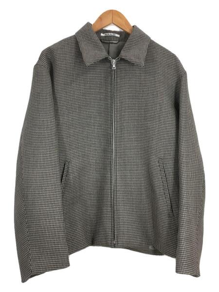 オーラリー 19AW ダブルフェイスチェック ステンカラーコート サイズ4 オーラリー 19AW ダブルフェイスチェック ステンカラーコート サイズ4