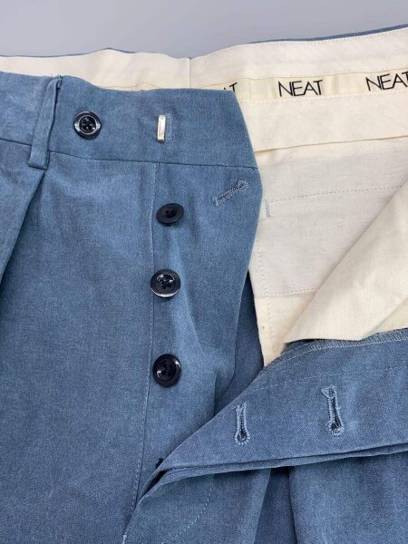 NEAT(ニート) / CELLULOSE NIDOM/スラックスパンツ/48/--/BLU | 古着の