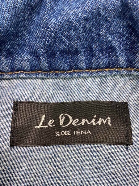 SLOBE IENA(IENA SLOBE) / 24AW/クロップドデニムジャケット/FREE/デニム/IDG/24-011-912-7050-3-0 SLOBE IENA(IENA SLOBE)(スローブイエナ(イエナスローブ)) / 24AW/LE