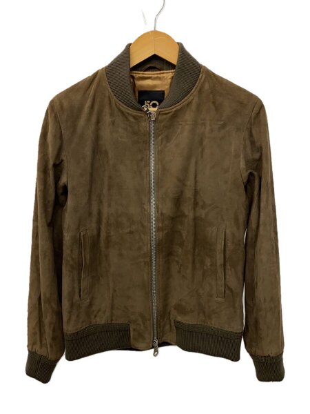 伊製 チンクワンタ CINQUANTA ☆ やぎ革 スエードレザー ダウンベスト