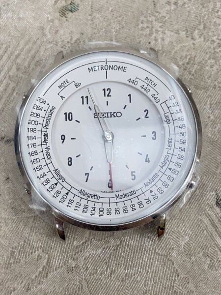 SEIKO(セイコー) / クォーツ腕時計/アナログ/レザー/WHT/BLK/PA50-00B0 