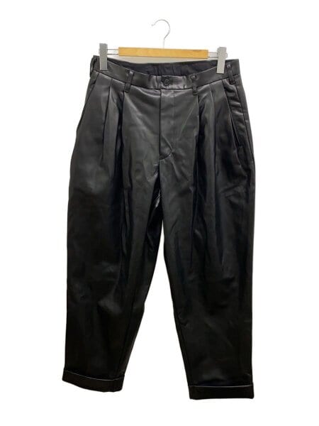 AiE(エーアイイー) / TUCKED WIDE PANT/SYNTHETIC LEATHER/M/フェイク 