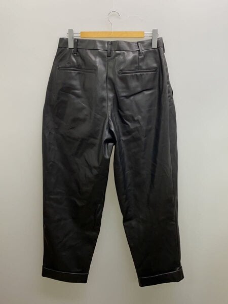 AiE(エーアイイー) / TUCKED WIDE PANT/SYNTHETIC LEATHER/M/フェイク 
