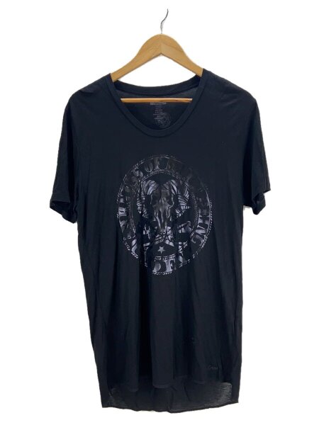 Roen(ロエン) / フロントプリント/Tシャツ/L/レーヨン/BLK/無地 