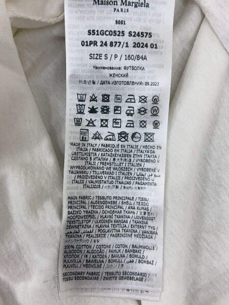 Maison Margiela / COWBOY TANK TOP/タンクトップ/S/コットン/WHT/S51GC0525// Maison Margiela(メゾンマルジェラ) / COWBOY TANK TOP/タンクトップ/S