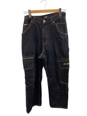 X-LARGE(エクストララージ) / カーゴパンツ/32/ポリエステル/BLK/無地