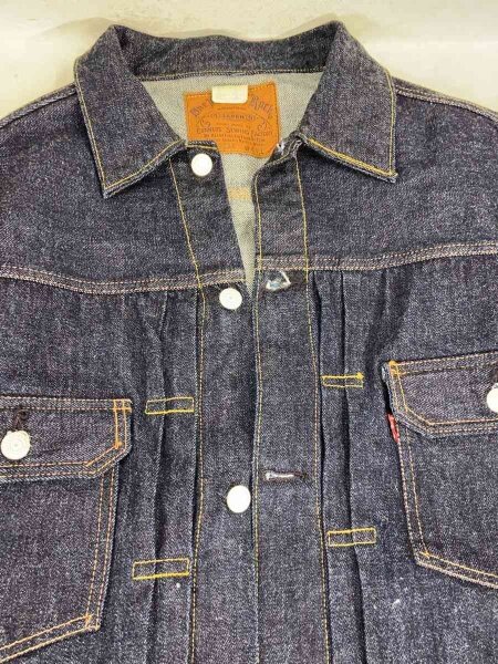 ONE PIECE OF ROCK / 407XX/2nd/ハギ付き/サイン入り/濃紺/Gジャン/44/デニム/IDG/無地 ONE PIECE OF ROCK(ワンピースオブロック) / 407XX/2nd/ハギ付き