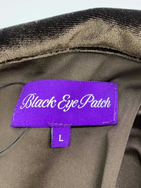 Blackeyepatch / SMALL HWC COLLARED VELOUR PULLOVER/トップス/L/ベロア/BRW Blackeyepatch(ブラックアイパッチ) / SMALL HWC COLLARED VELOUR