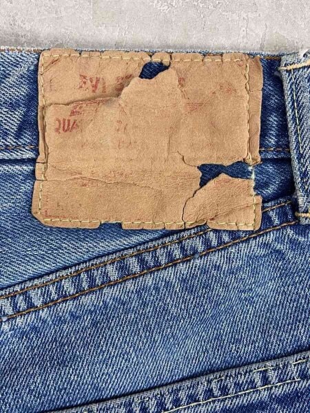 Levi's(リーバイス) / 501/BIG E後期/平行ステッチ/ボタン裏6/イエロー