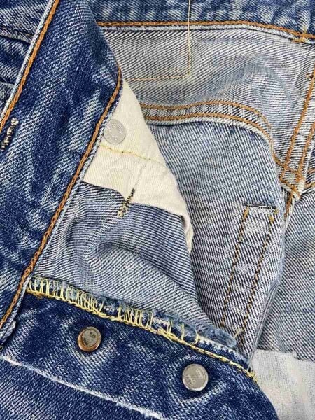 Levi's(リーバイス) / 501/BIG E後期/平行ステッチ/ボタン裏6/イエロー