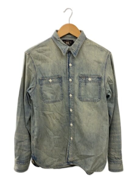 RRL(ダブルアールエル) / 長袖シャツ/S/デニム/IDG/無地 | 古着の販売