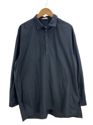 ATON(エイトン) / 24SS/SHAINK BROAD 長袖シャツ/4/コットン/NVY