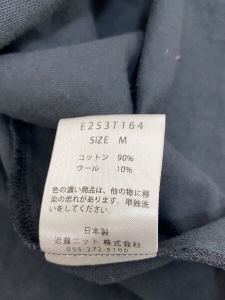 evam eva(エヴァムエヴァ) / cotton wool no collar shirt/長袖 