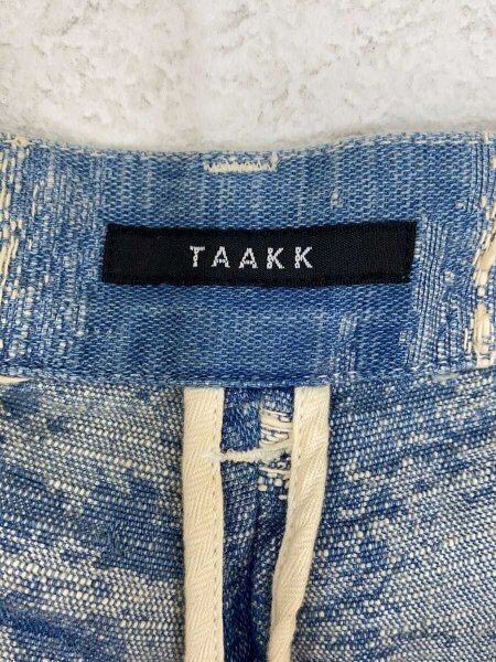 TAAKK(ターク) / Taakk denim WIDE Slacks 25ss/ボトム/IDG/無地 