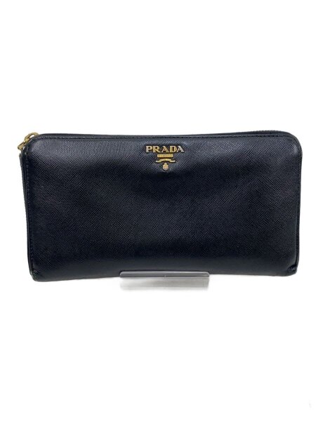 PRADA(プラダ) / 長財布/--/BLK/無地/メンズ | 中古品の販売・通販なら 
