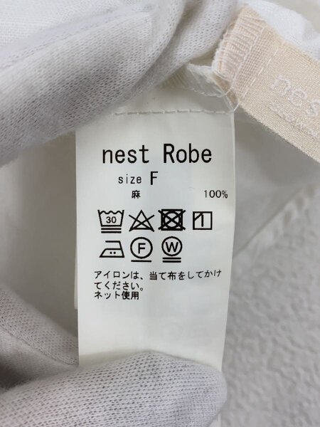 nest Robe(ネストローブ) / リネンフリルカラーピンタックブラウス 