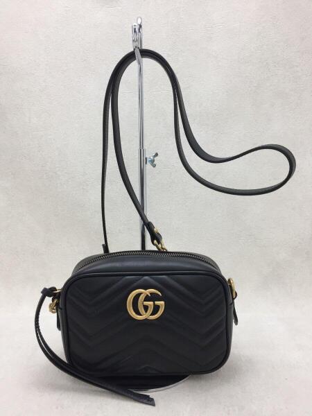 GUCCI(グッチ) / GGマーモント キルティング ミニショルダーバッグ 
