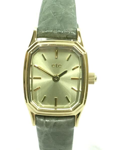 eteの腕時計 ダイヤモンド ジェムフェイス メッシュベルト ウォッチ