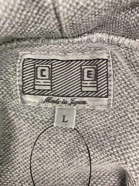 C.E(CAV EMPT) / UNBALANCE STAND COLLAR PULLOVER/L/コットン/GRY C.E(CAV EMPT)(シーイー(キャブエンプト)) / UNBALANCE STAND COLLAR