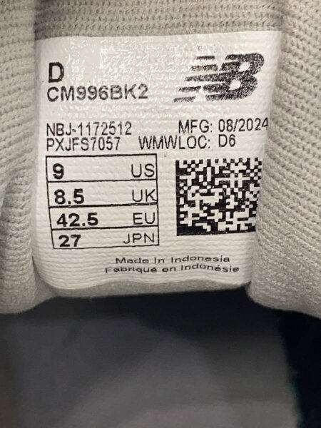 NEW BALANCE(ニューバランス) / ローカットスニーカー/27cm/BLK