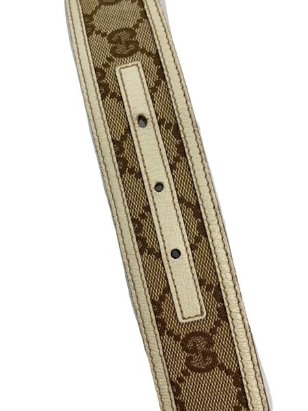GUCCI(グッチ) / ベルト_GGキャンバス_インターロッキングG/レザー/BRW