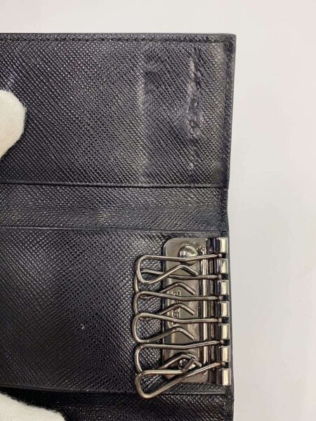 PRADA(プラダ) / 6連キーケース/レザー/BLK/サフィアーノ | 中古品の