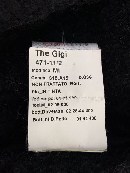 THE GIGI(ザジジ) / コート/46/ウール/BLK/イタリア製/モヘヤ20