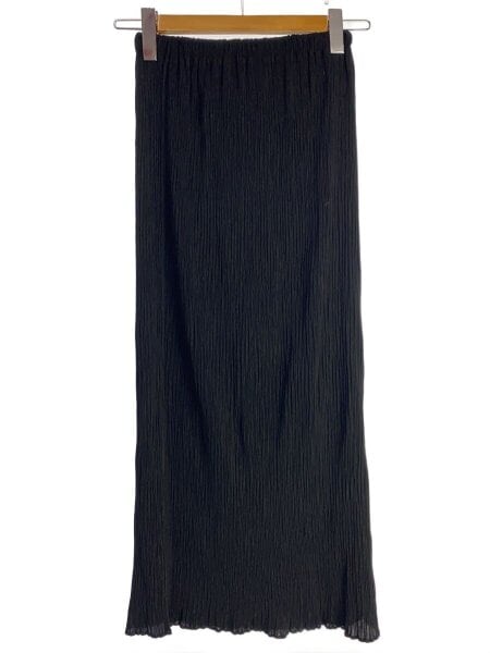 イッセイミヤケ　プリーツプリーズ　ロングスカート　ブラック PLEATS PLEASE ISSEY MIYAKE(プリーツプリーズイッセイミヤケ
