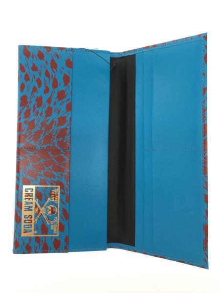 CREAM SODA(クリームソーダ) / 長財布/レザー/BLU/ヒョウ柄 | 中古品の 
