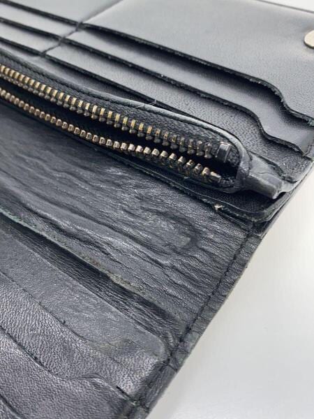 DEAL DESIGN ディールデザイン コーナーアックスウォレット 財布 本革 ギフト シルバー925 シルバーアクセサリー 銀 SV925 スターリングシルバー 皮革 DEAL DESIGN(ディールデザイン) ⁄ 長財布⁄レザー⁄BLK⁄メンズ⁄コーナー