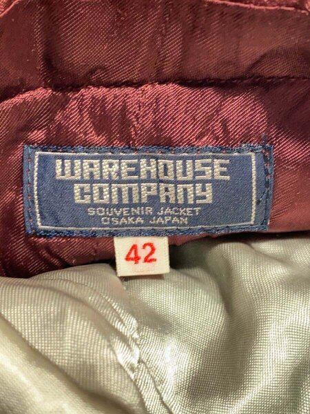 WAREHOUSE(ウェアハウス) / 40~50s/リバーシブル/スカジャン/42/--/RED