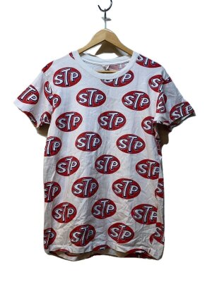 Hanes(ヘインズ) / Tシャツ/L/コットン/WHT/総柄/60s/Hanes STP ALL 