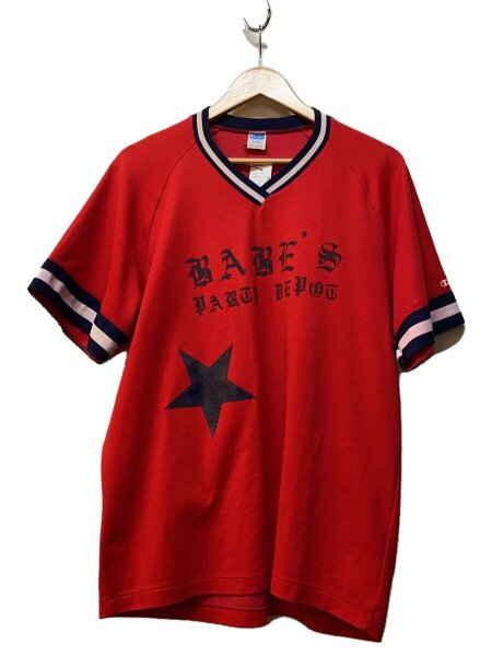 Champion(チャンピオン) / Tシャツ/XL/ポリエステル/RED/プリント/USA 