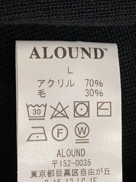 ALOUND(アラウンド) / 25SS/CITY BOX CARDIGAN ALOUND LOGO/L/アクリル 