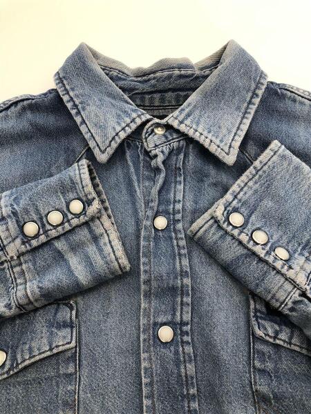 00s 90s Wrangler フィッシング　シャツ　チェック　ロング Wrangler (ラングラー) 90ｓネイティブ柄ウエスタンシャツ ブラック サイズ:XL