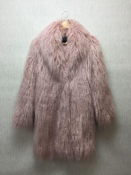 GUESS(ゲス) / ファーコート/コート/XS/--/ピンク | 古着の販売・通販 