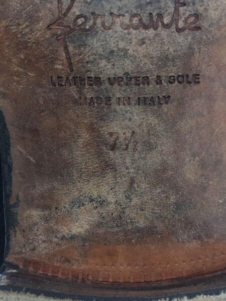 FERRANTE(フェランテ) / タッセルローファー/UK7.5/ブラック