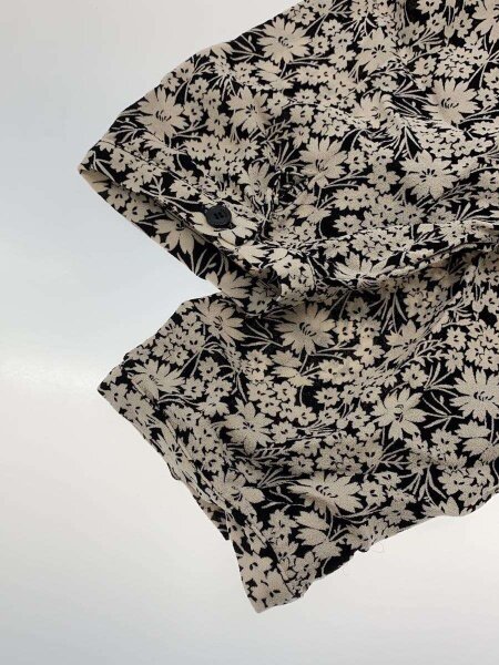 CELINE / 長袖ワンピース/ドレス/42/レーヨン/花柄/2R091867V CELINE(セリーヌ) / 長袖ワンピース/ドレス/42/レーヨン/花柄