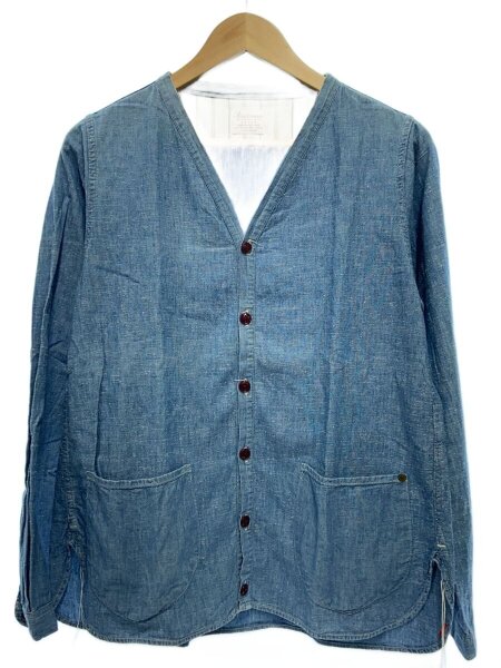 ANACHRONORM(アナクロノーム) / Nep Chambray Shirt-Cardigan 